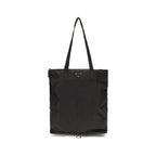 Prada Black Re-Nylon Tote Bag with Saffiano Leather Pouch