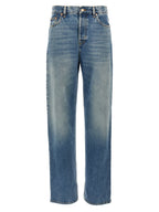 Gucci Blue Cotton Boyfriend Jeans