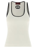 Gucci Bicolor Viscose Tank Tops