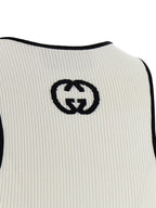Gucci Bicolor Viscose Tank Tops