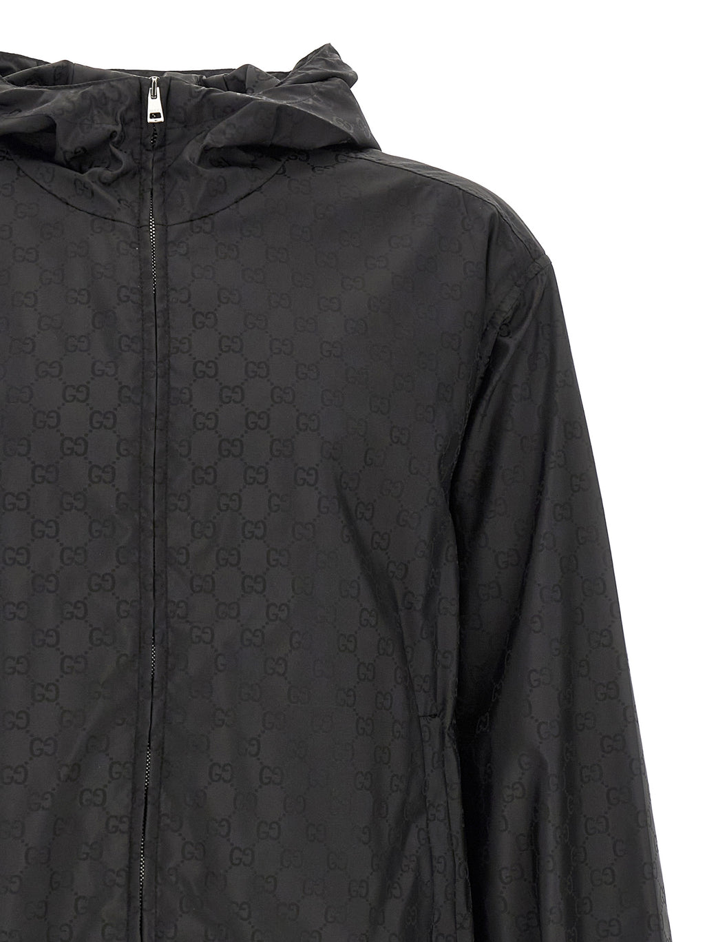 Gucci Black Polyamide Shell Jacket