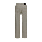 Versace Beige Cotton Tapered Jeans