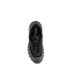 Moncler Gray Calf Leather Bos Taurus Athletic Sneakers