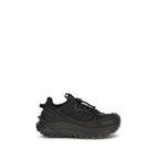Moncler Black Calf Leather Bos Taurus Athletic Sneakers