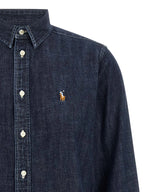 Polo Ralph Lauren Blue Cotton Blouse