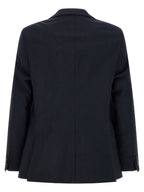 Hugo Boss Blue Virgin Wool Two-Piece Suit