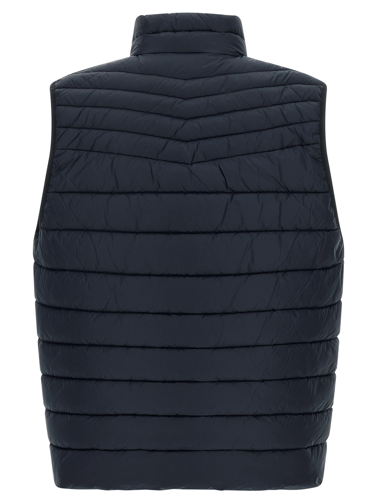 Hugo Boss Blue Recycled Polyamide Sleeveless Jacket