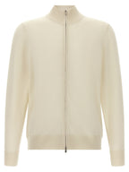 Hugo Boss White Virgin Wool Cardigan