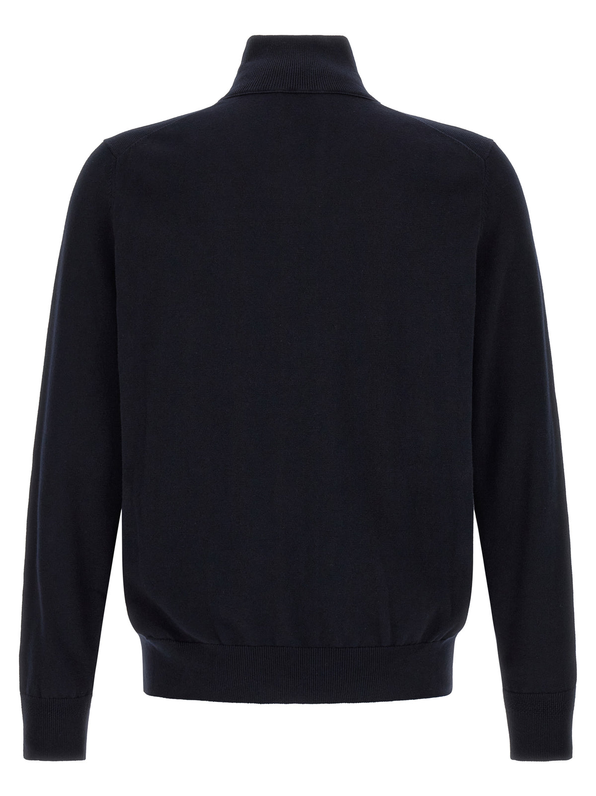 Hugo Boss Blue Cotton Cardigan