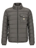 Moncler Gray Polyamide Full-Length Jacket