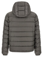 Moncler Gray Polyamide Full-Length Jacket