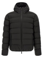 Moncler Black Polyester Full-Length Jacket