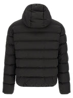 Moncler Black Polyester Full-Length Jacket