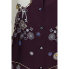 Versace Multicolor Silk Pattern Shirt