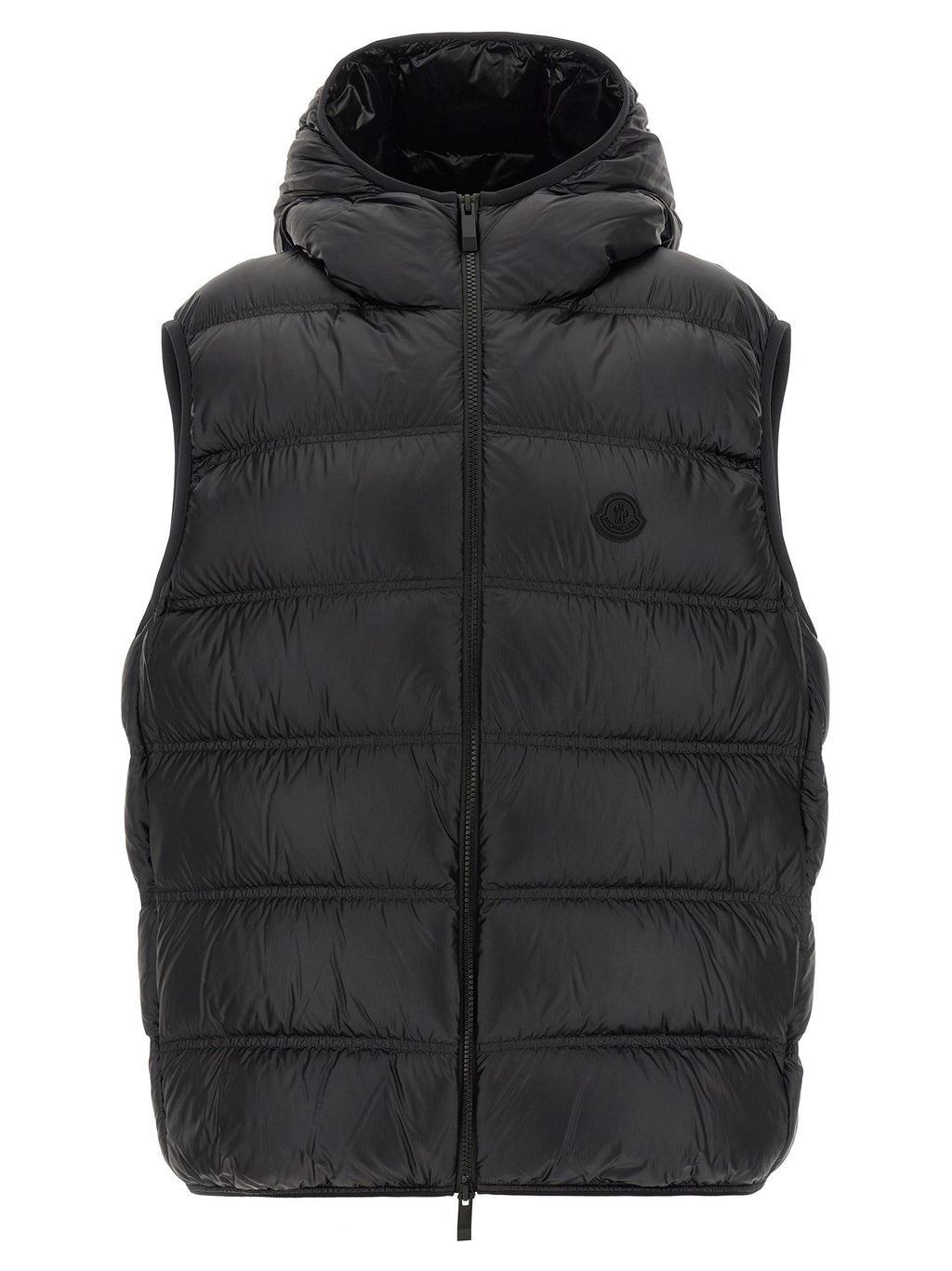 Moncler Black Polyamide Sleeveless Jacket