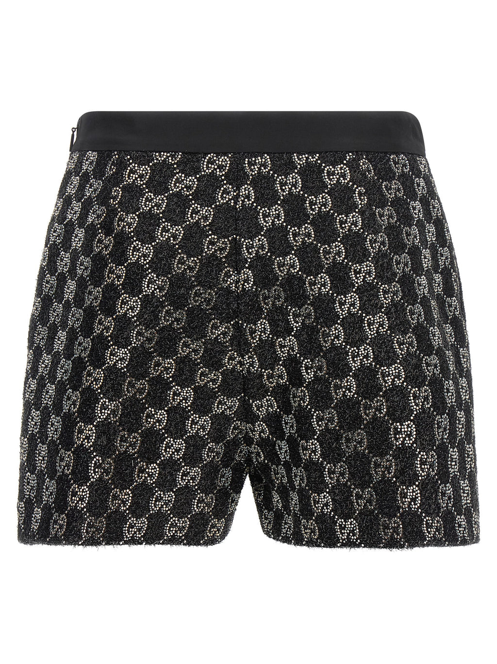 Gucci Black Viscose Bermuda Shorts