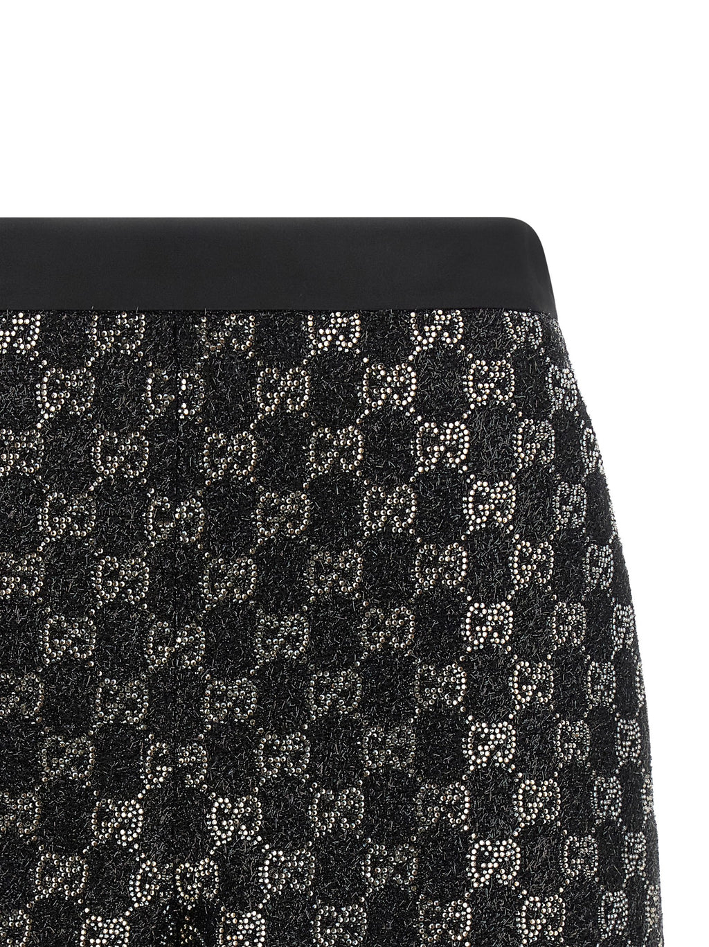 Gucci Black Viscose Bermuda Shorts