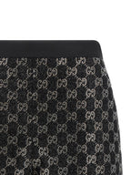 Gucci Black Viscose Bermuda Shorts