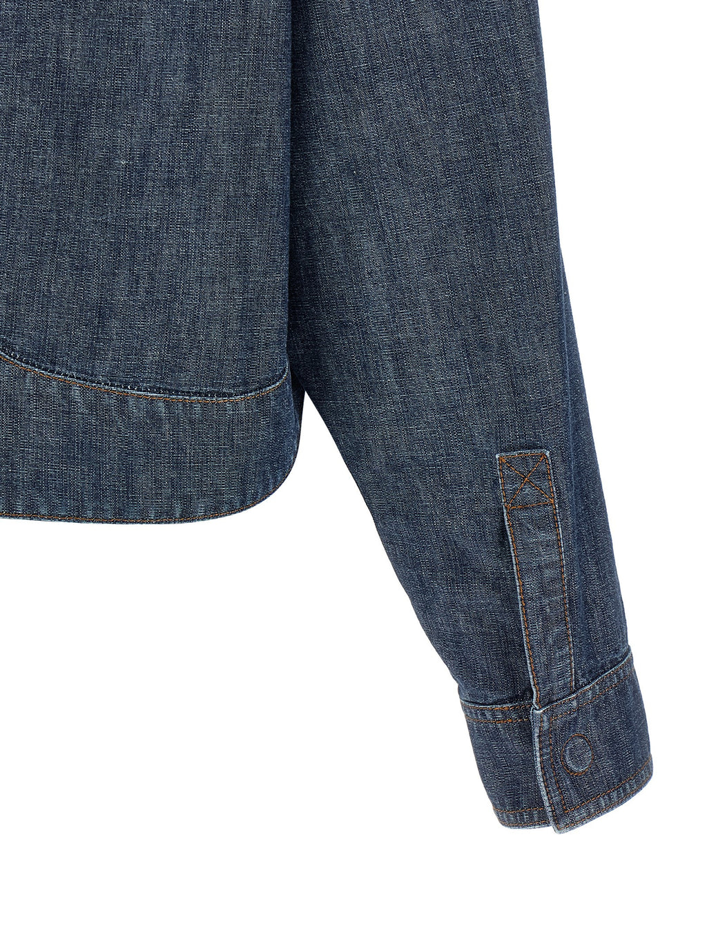 Fendi Blue Cotton Denim Jacket