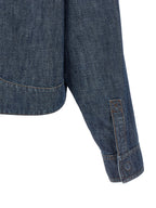 Fendi Blue Cotton Denim Jacket