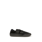 Prada Black Calf Leather Bos Taurus Athletic Sneakers