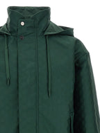Gucci Bicolor Cotton Shell Jacket