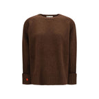 Tory Burch Brown Wool Oves Aries Sweatshirt
