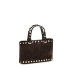 Valentino Garavani Brown Calf Leather Bos Taurus Handbag