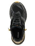 Versace Multicolor Calfskin Athletic Sneakers