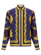 Versace Multicolor Silk Blouse