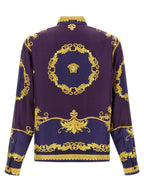 Versace Multicolor Silk Blouse