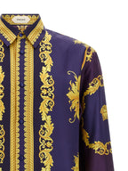 Versace Multicolor Silk Blouse