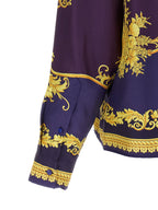 Versace Multicolor Silk Blouse