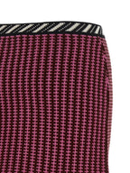 Versace Multicolor Virgin Wool Long Skirt