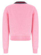 Versace Multicolor Virgin Wool Cardigan