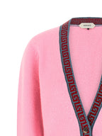 Versace Multicolor Virgin Wool Cardigan