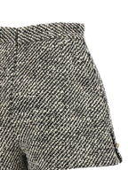 Versace Bicolor Virgin Wool Bermuda Shorts