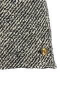 Versace Bicolor Virgin Wool Bermuda Shorts