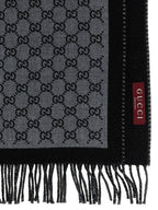 Gucci Gray Wool Scarf