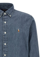 Polo Ralph Lauren Blue Cotton Blouse