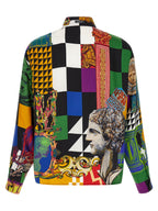 Versace Multicolor Silk Blouse
