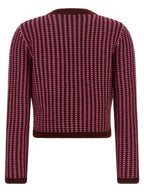 Versace Multicolor Virgin Wool Cardigan