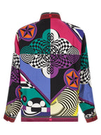 Versace Multicolor Silk Blouse