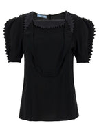 Prada Black Viscose Tank Tops