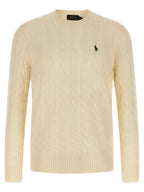 Polo Ralph Lauren White Wool Cardigan