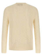 Polo Ralph Lauren White Wool Cardigan