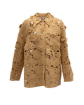 Valentino Garavani Beige Floral Lace Jacket