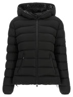 Moncler Black Polyester Full-Length Jacket