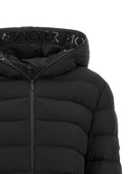 Moncler Black Polyester Full-Length Jacket