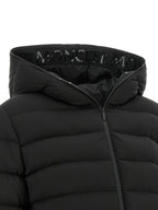 Moncler Black Polyester Full-Length Jacket